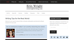Desktop Screenshot of erinwrightwriting.com
